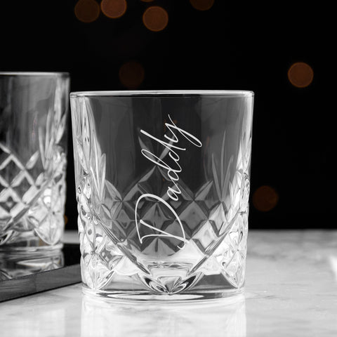 Personalised Crystal Whisky Tumbler