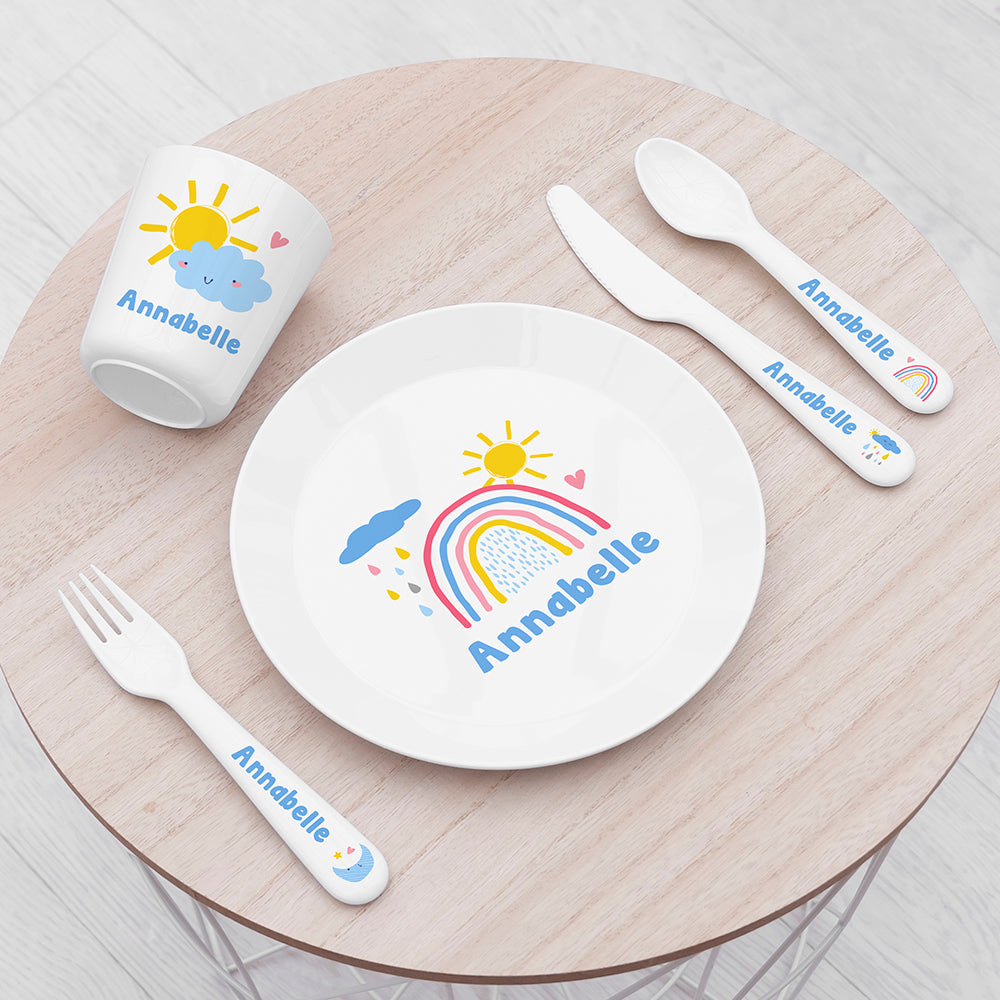 Personalised Children's Dinner Set, Personalised Gift for Children, Personalised Easter orders Gift, Gifts for Children, Personalised Dinnerware