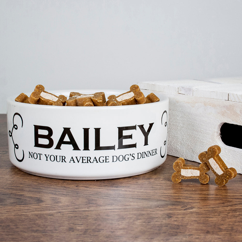 Personalised Dogs Dinner Dog Food Bowl - treat-republic